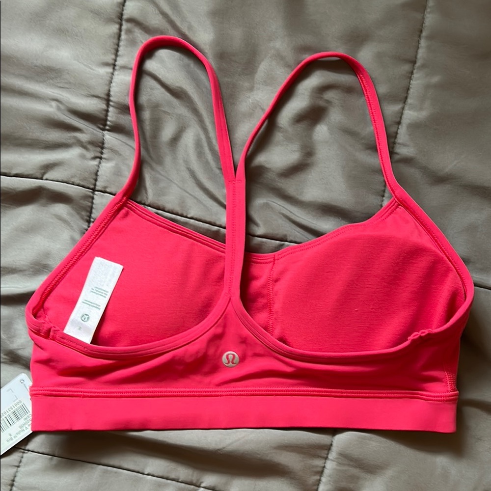 Women's Pink Sports Bra - Picture 4 of 4